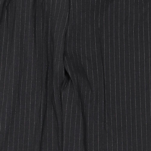 Wardrobe Womens Black Striped  Trousers  Size 16 L27 in