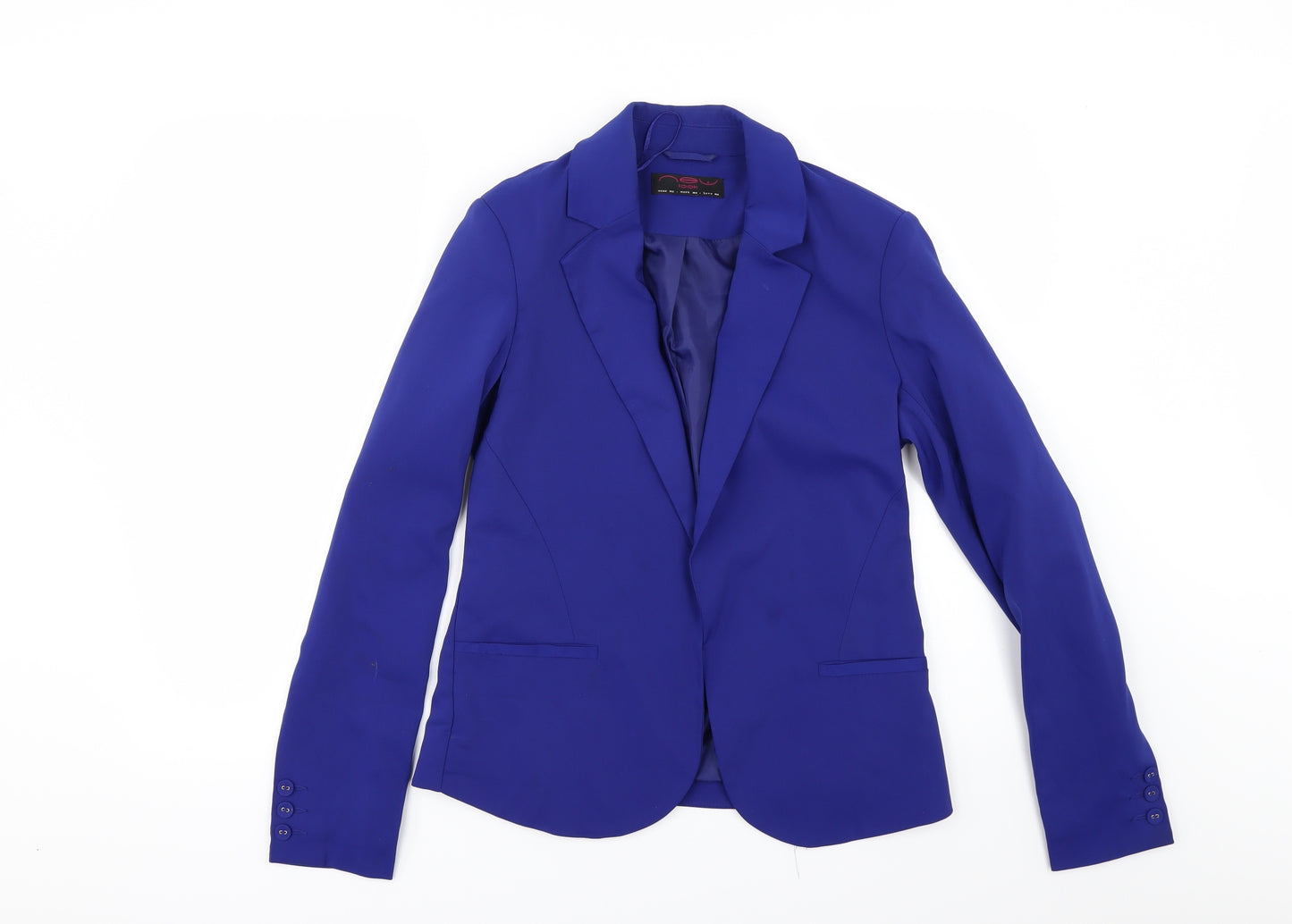 New Look Womens Blue   Jacket Suit Jacket Size 10