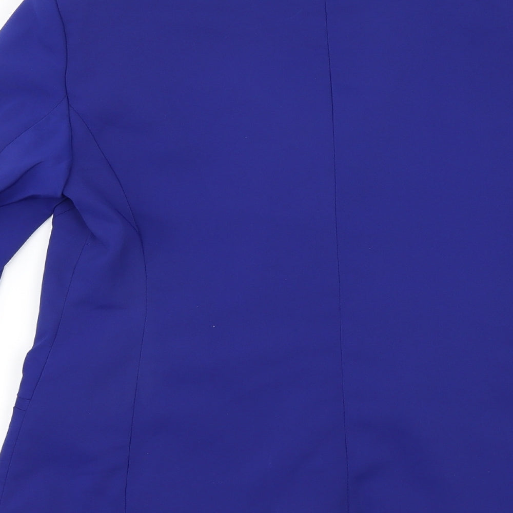 New Look Womens Blue   Jacket Suit Jacket Size 10