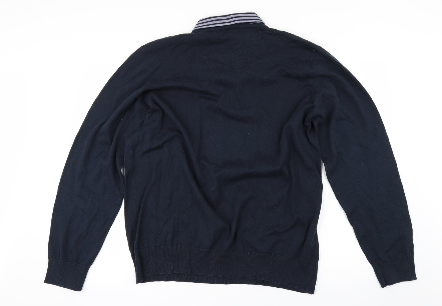Marks and Spencer Mens Blue   Pullover Jumper Size 2XL