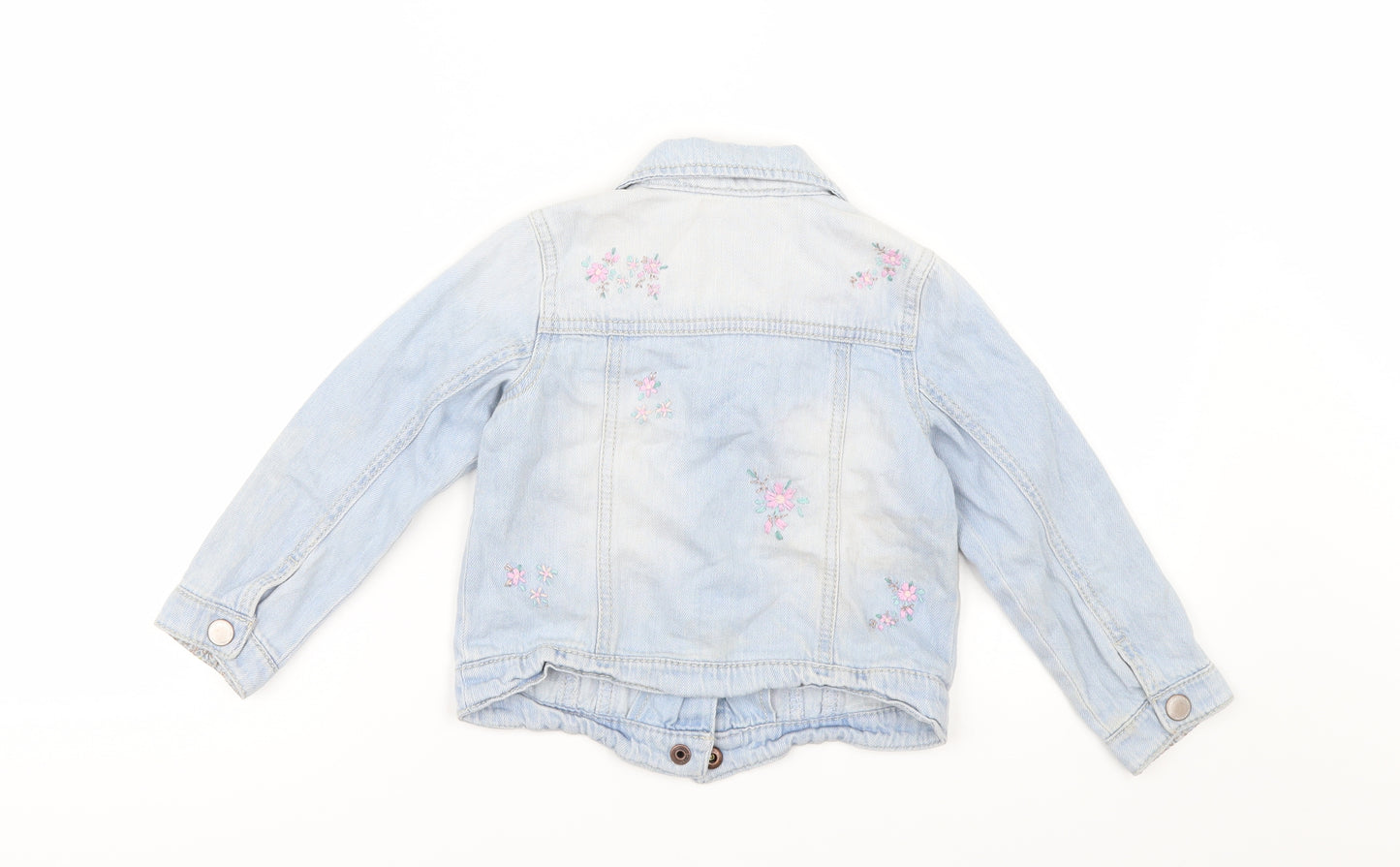 NEXT Girls Blue  Denim Jacket  Size 3-4 Years