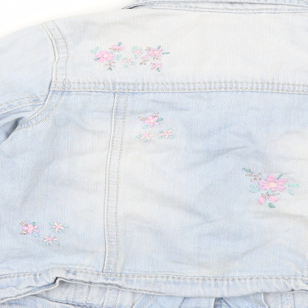 NEXT Girls Blue  Denim Jacket  Size 3-4 Years