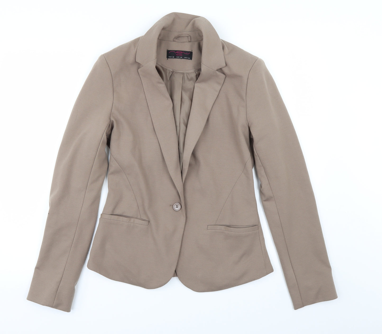 New Look Womens Beige   Jacket Suit Jacket Size 10