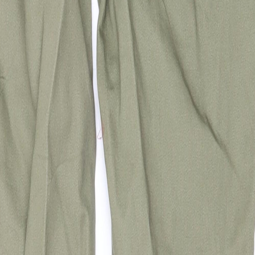 H&M Womens Green   Trousers  Size 8 L28 in