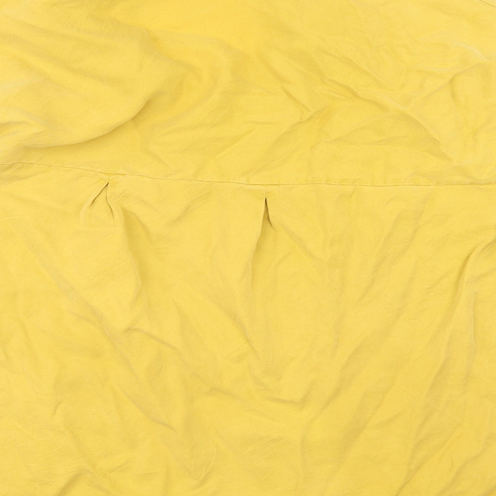 TU Womens Yellow   Basic Blouse Size 22