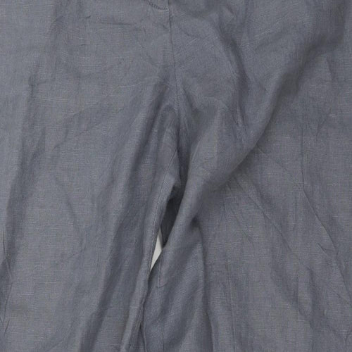 Monsoon Womens Grey   Trousers  Size 14 L32 in