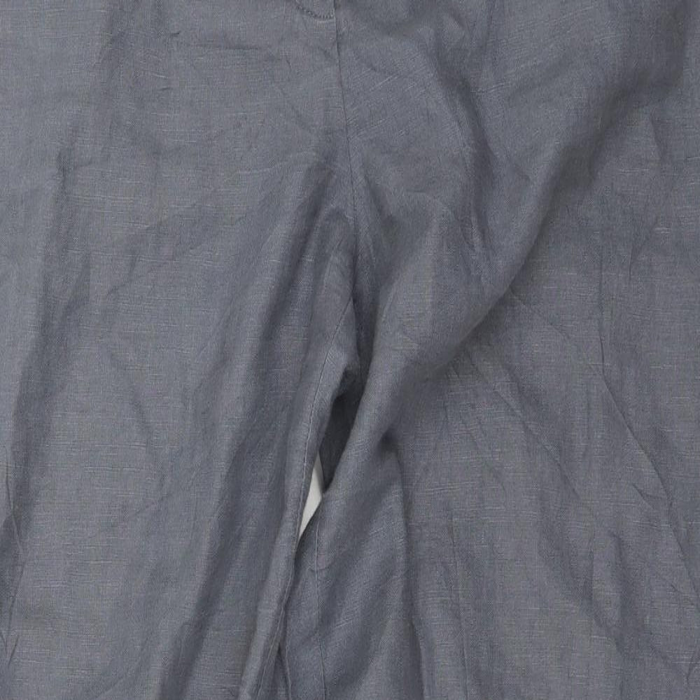 Monsoon Womens Grey   Trousers  Size 14 L32 in