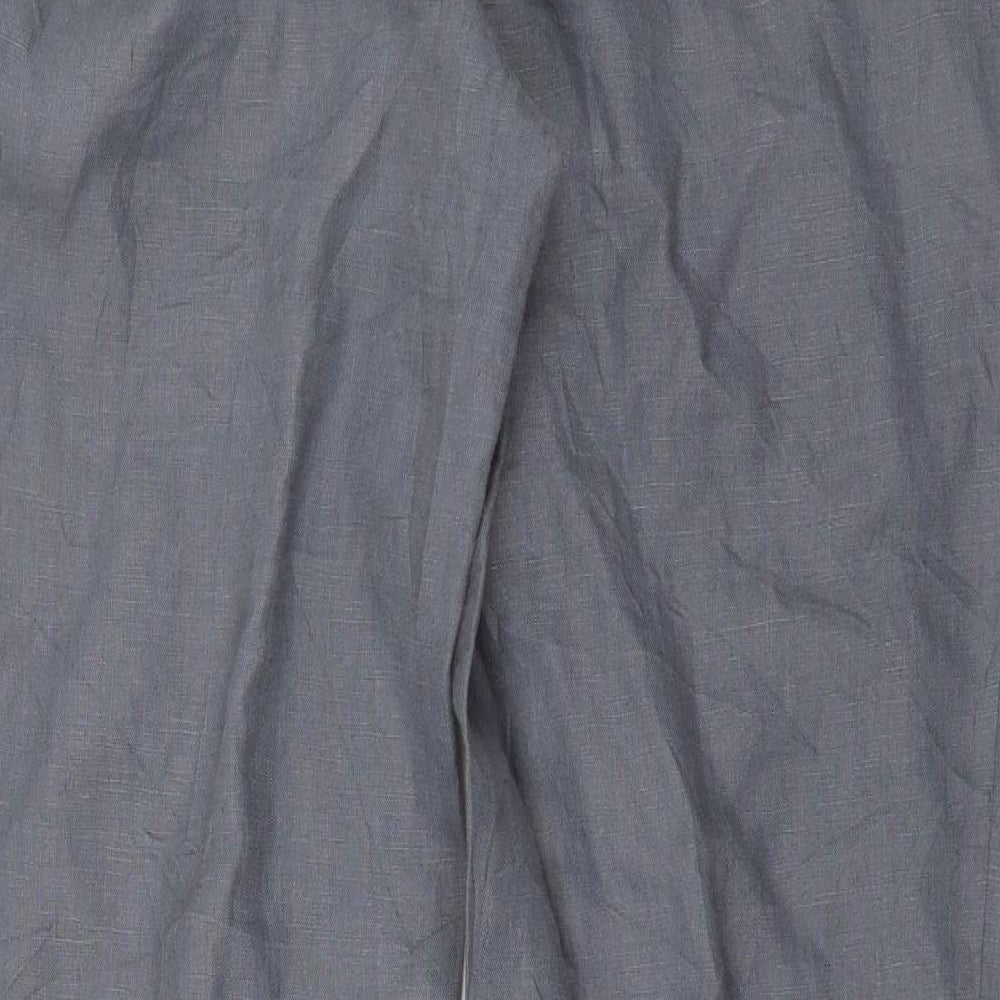 Monsoon Womens Grey   Trousers  Size 14 L32 in