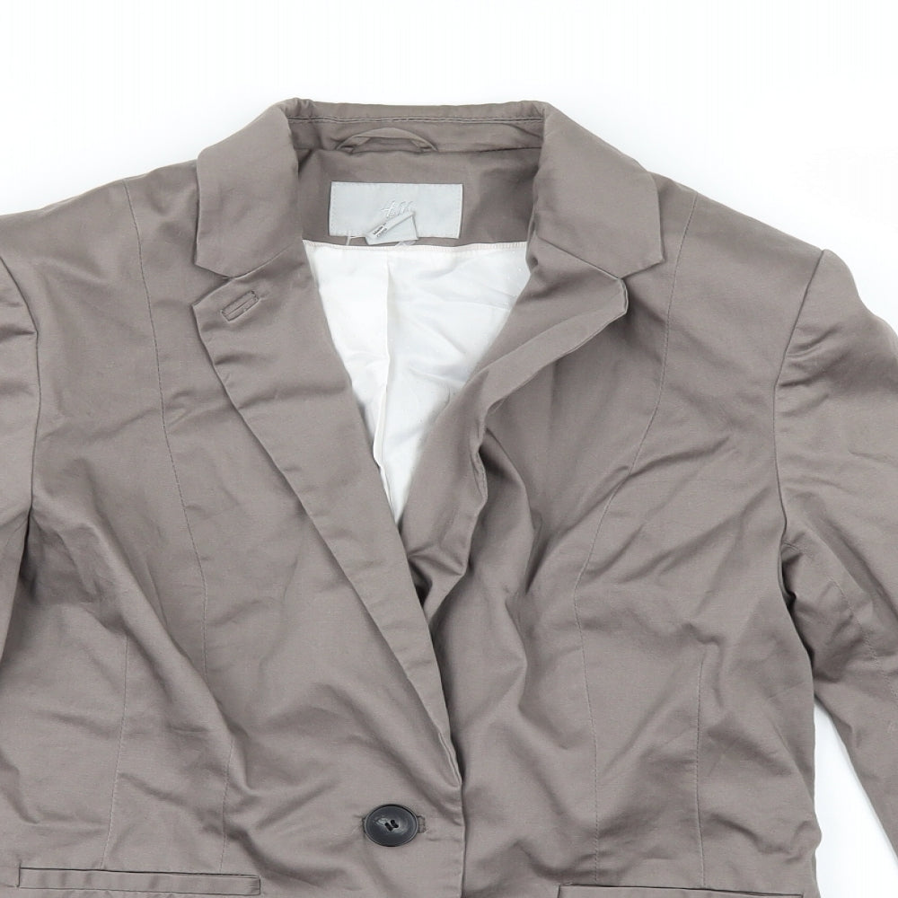 H&M Womens Beige   Jacket  Size 10