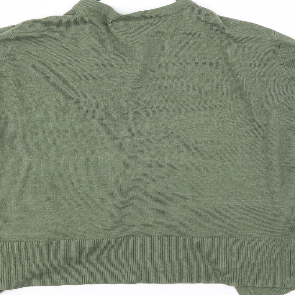 Primark Womens Green   Cardigan Jumper Size M