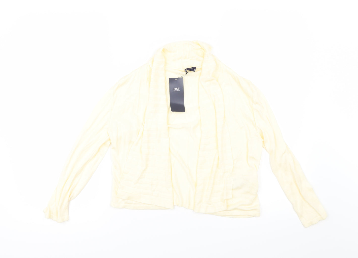 Marks and Spencer Womens Ivory   Cape Jumper Size 10