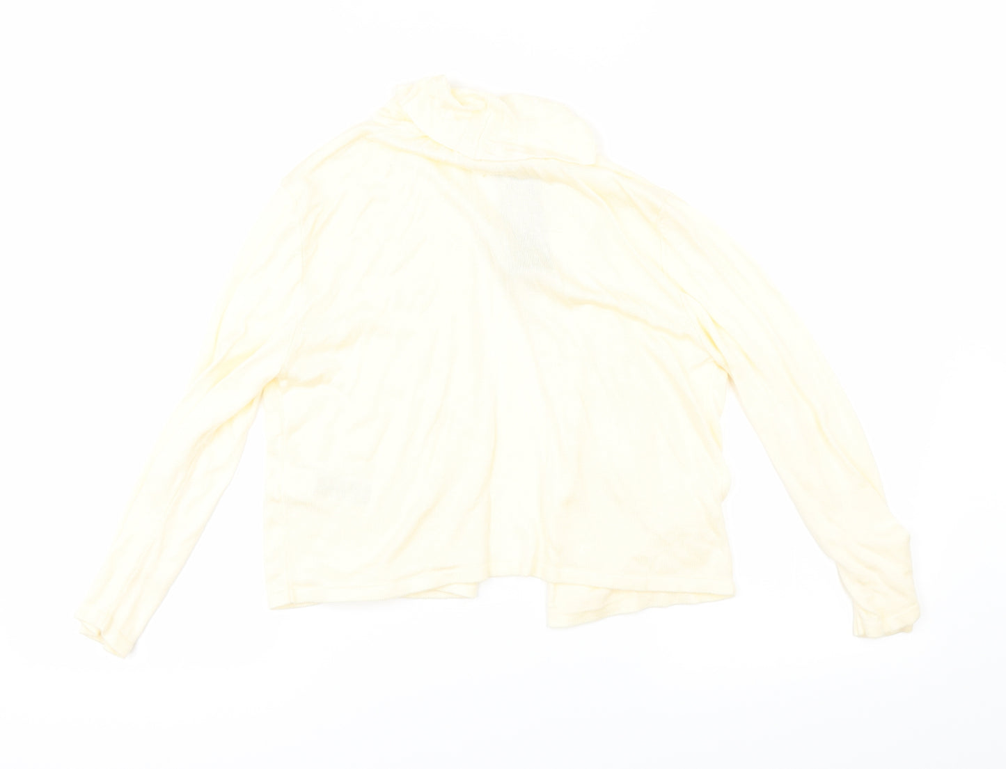 Marks and Spencer Womens Ivory   Cape Jumper Size 10
