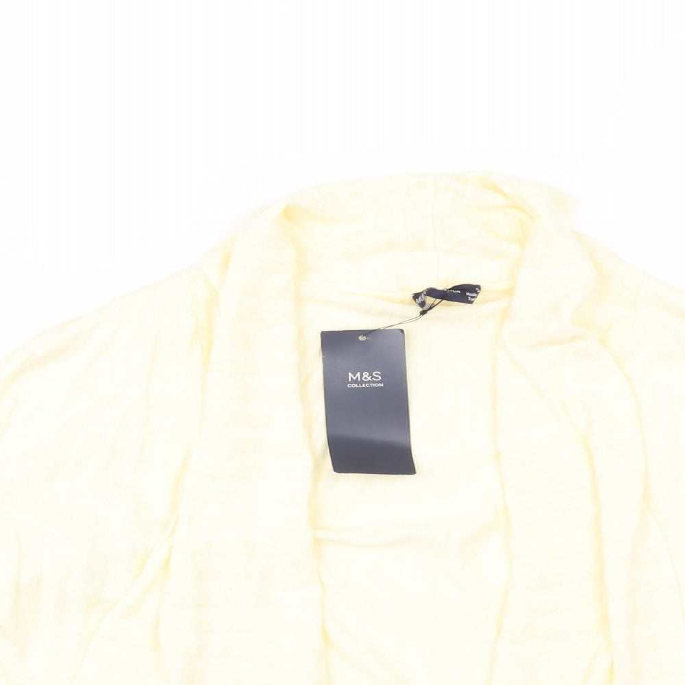 Marks and Spencer Womens Ivory   Cape Jumper Size 10