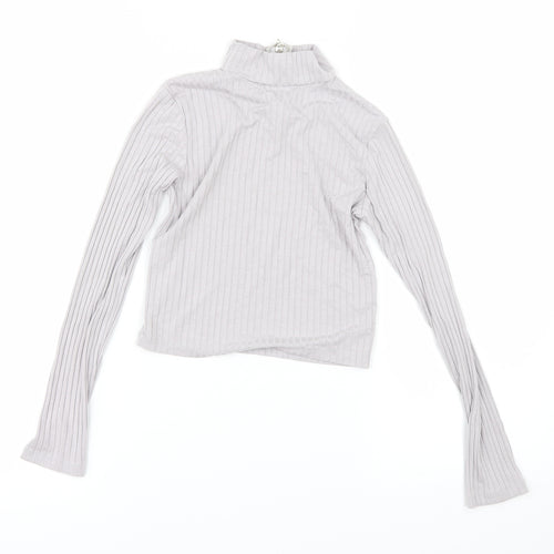 Select Girls Grey   Basic T-Shirt Size 11-12 Years