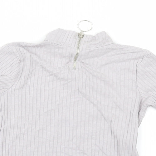 Select Girls Grey   Basic T-Shirt Size 11-12 Years