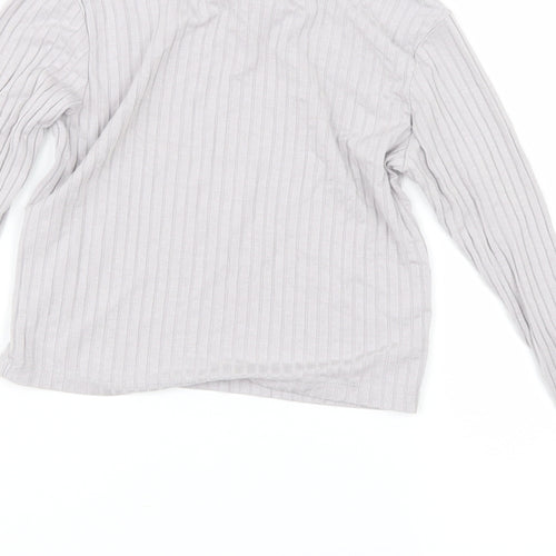 Select Girls Grey   Basic T-Shirt Size 11-12 Years