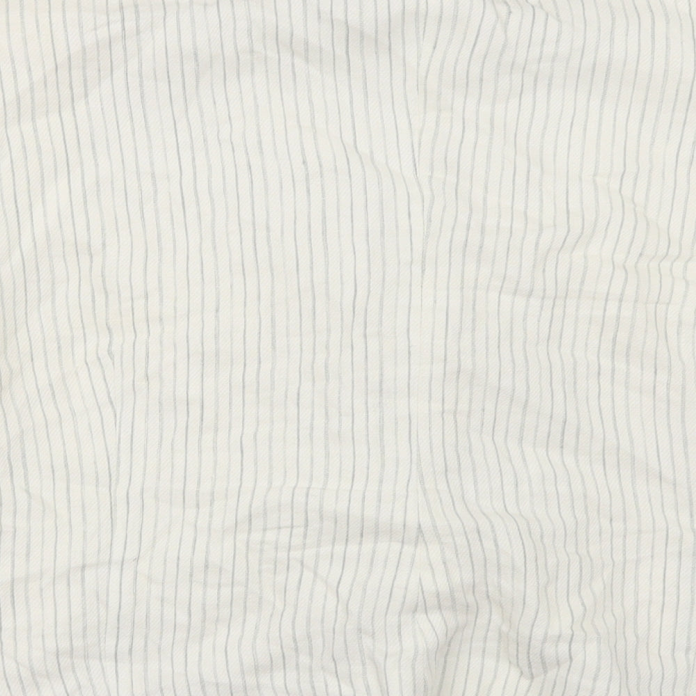 Jaeger Womens White Striped  Jacket  Size 14