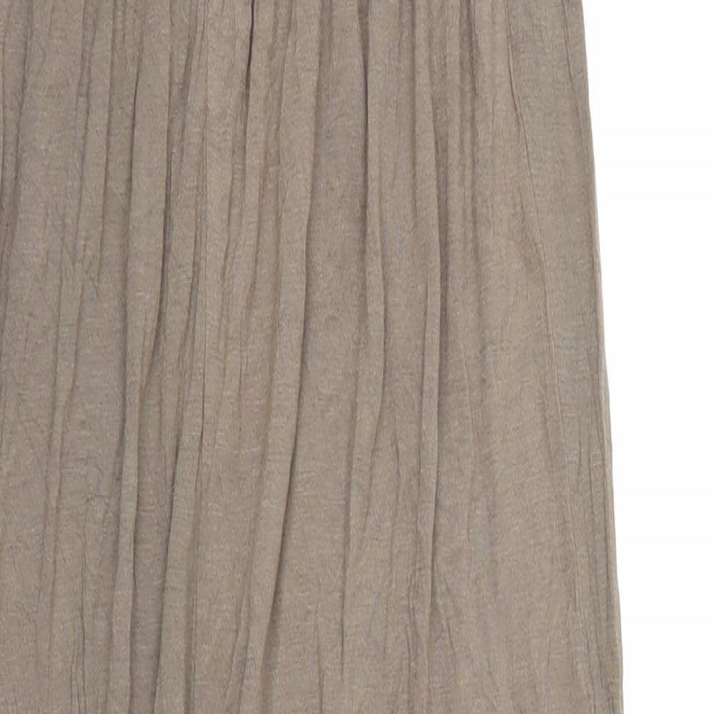Denim & Co. Womens Brown   Jumpsuit One-Piece Size 12