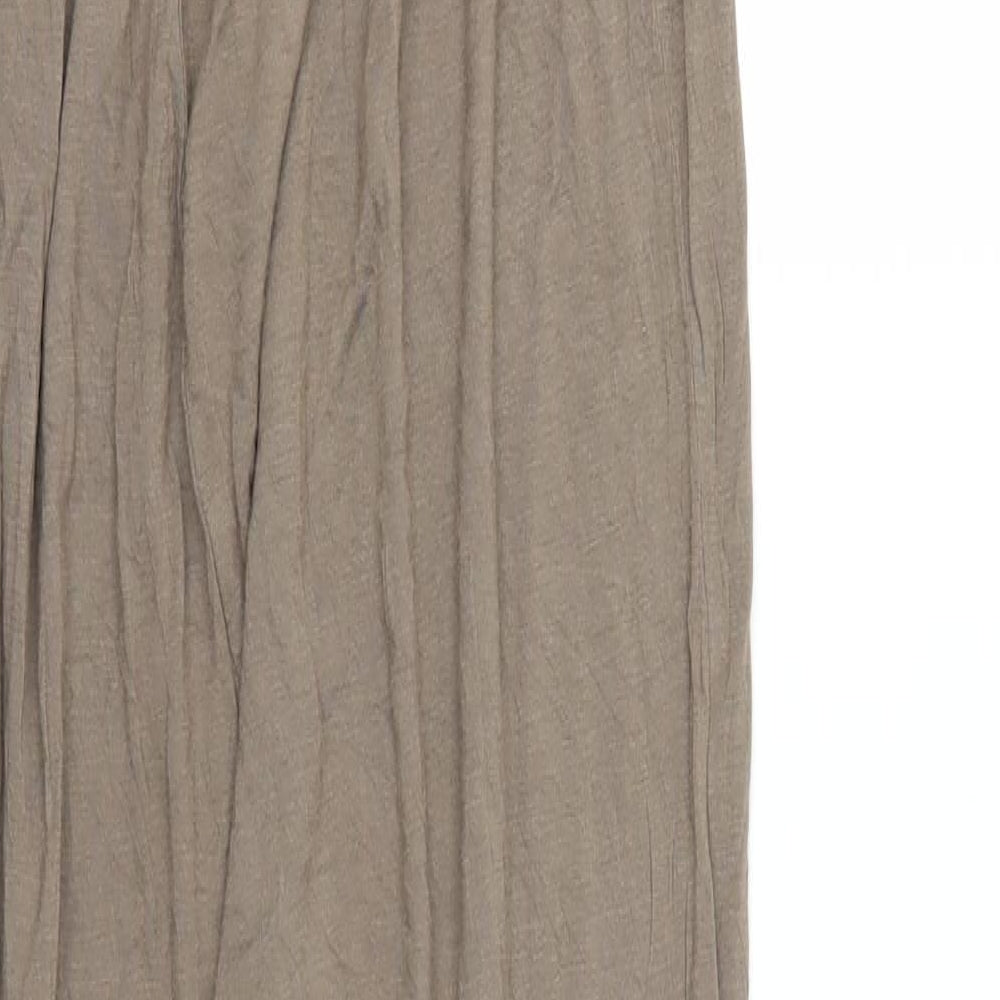 Denim & Co. Womens Brown   Jumpsuit One-Piece Size 12