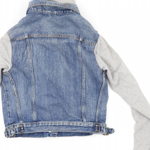 Topshop Womens Blue  Denim Jacket  Size 12