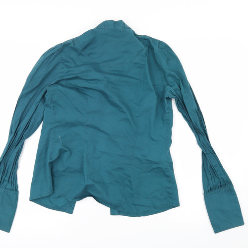MNG Womens Green   Basic Button-Up Size M