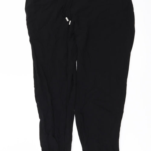 H&M Womens Black   Trousers  Size 6 L24 in