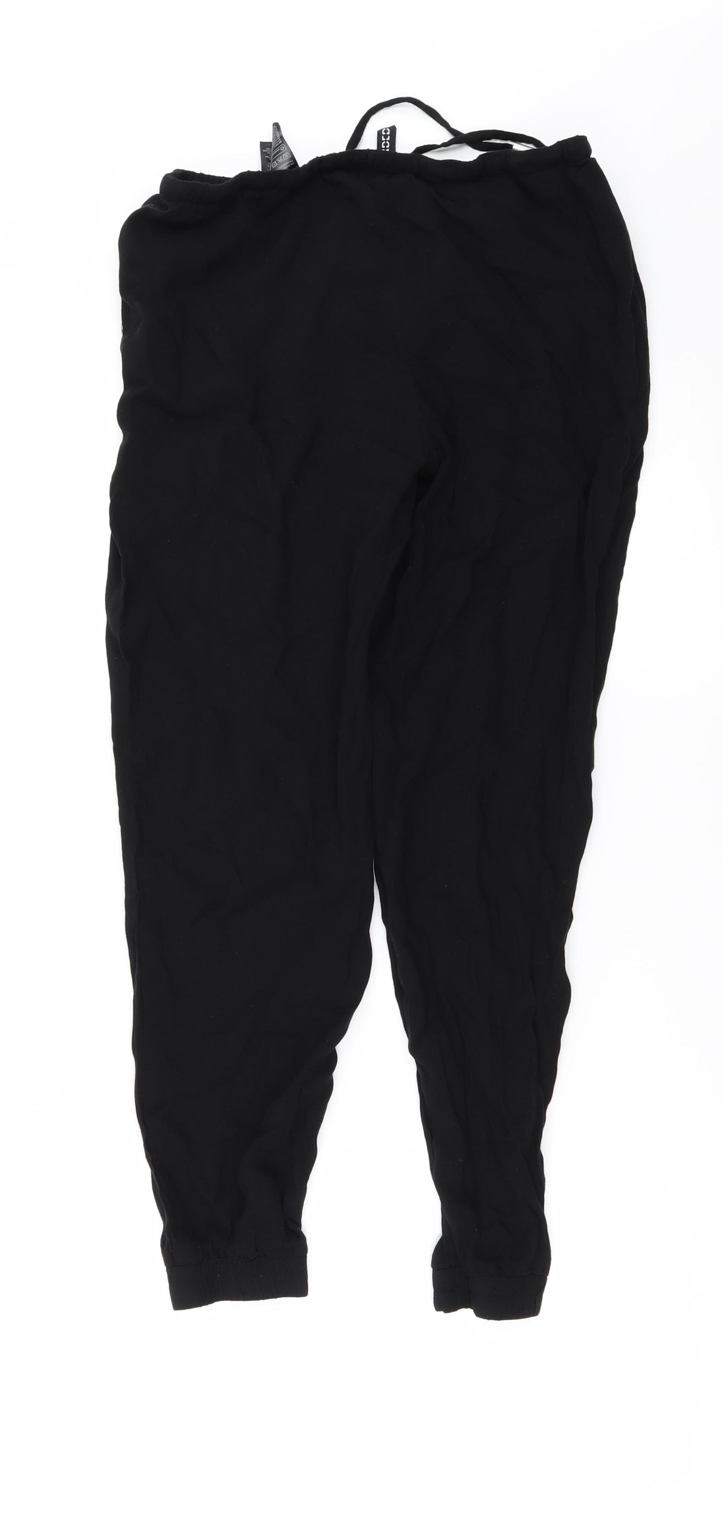 H&M Womens Black   Trousers  Size 6 L24 in