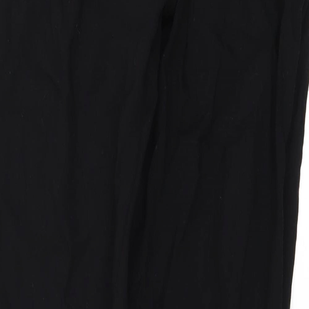 H&M Womens Black   Trousers  Size 6 L24 in