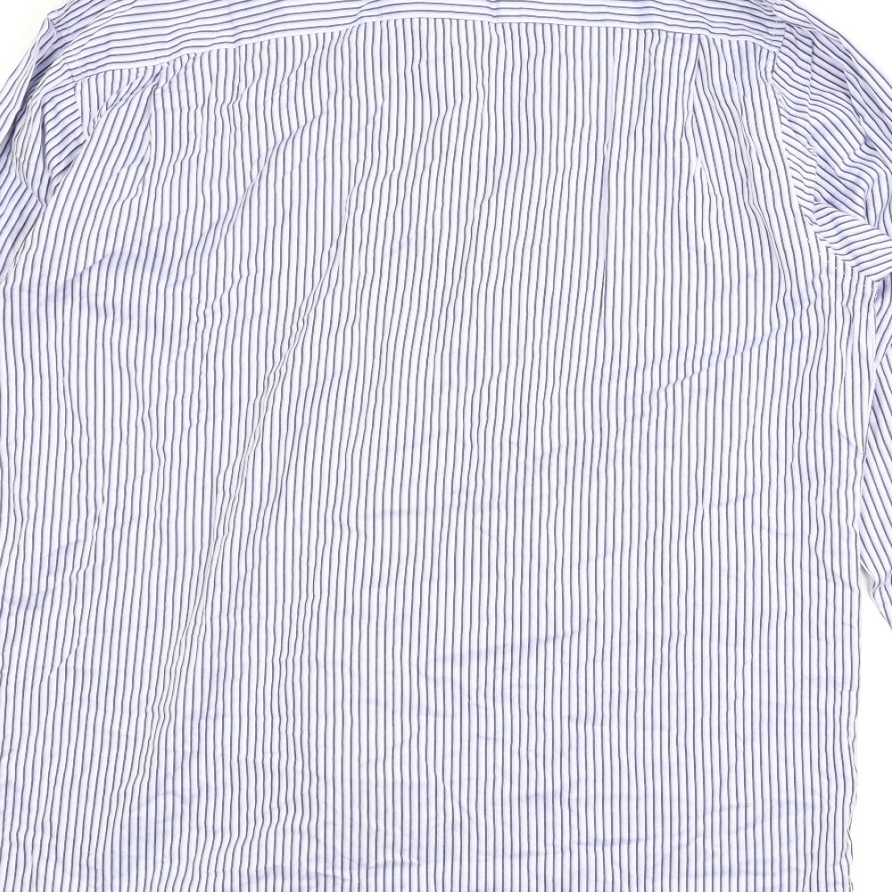 Stark Creative Mens Blue Striped   T-Shirt Size 2XL