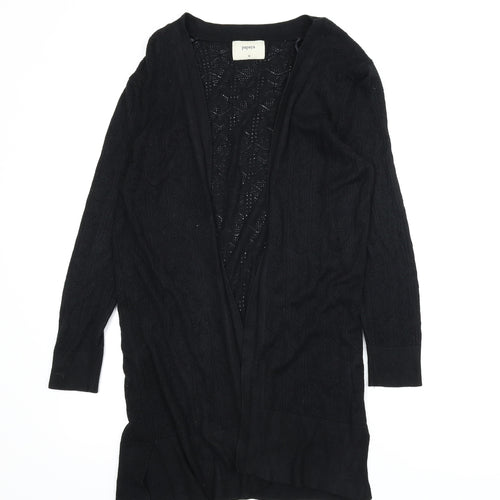 Papaya Womens Black   Cardigan Jumper Size M