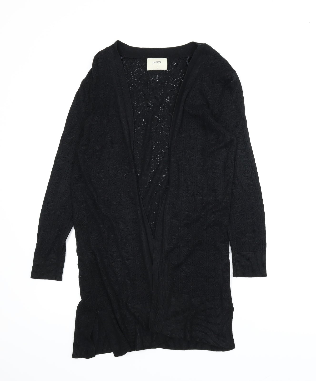 Papaya Womens Black   Cardigan Jumper Size M