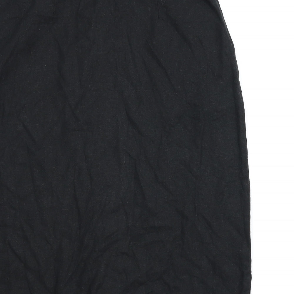 Papaya Womens Black   A-Line Skirt Size 12