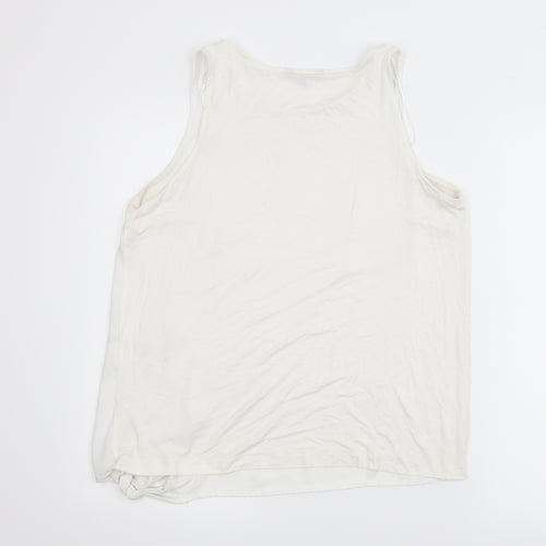 Peacocks Womens White   Basic Blouse Size 14