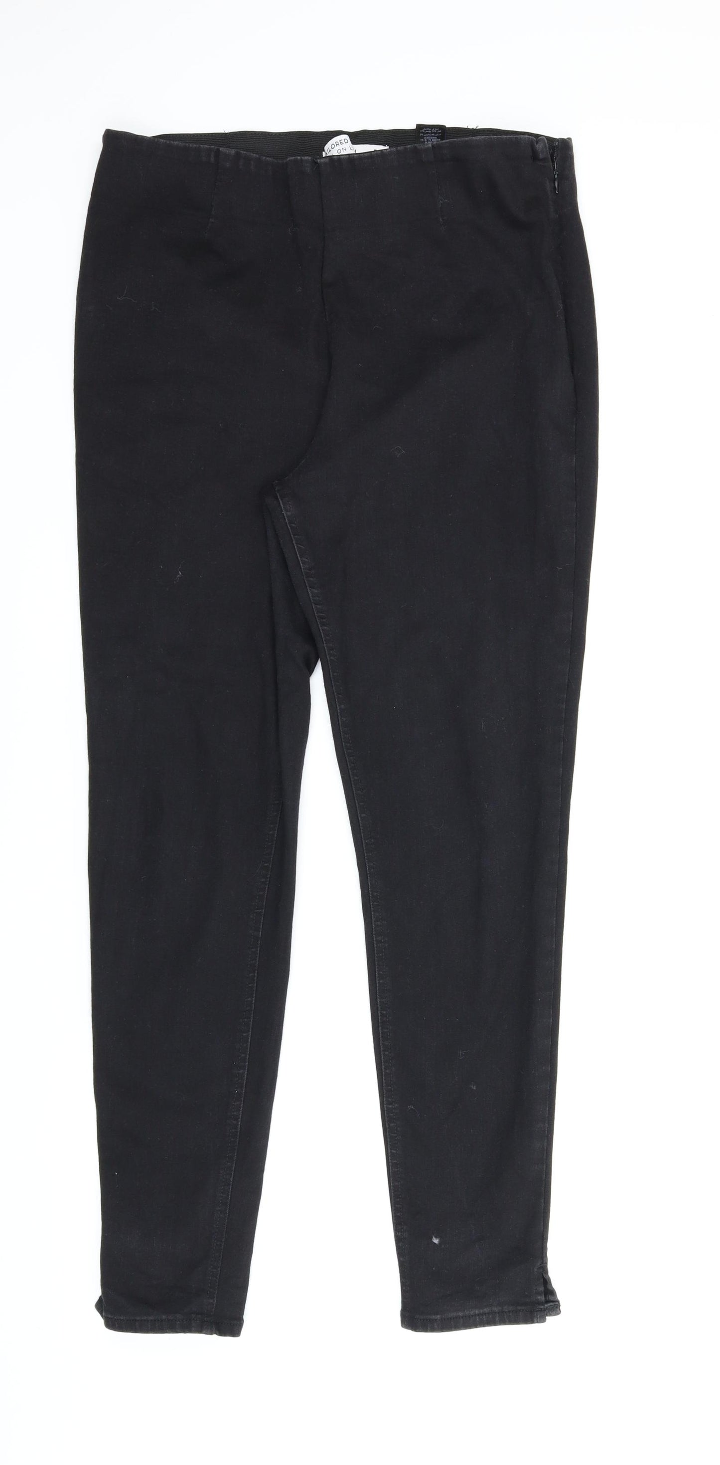 NEXT Womens Black   Carrot Leggings Size 14 L26.5 in