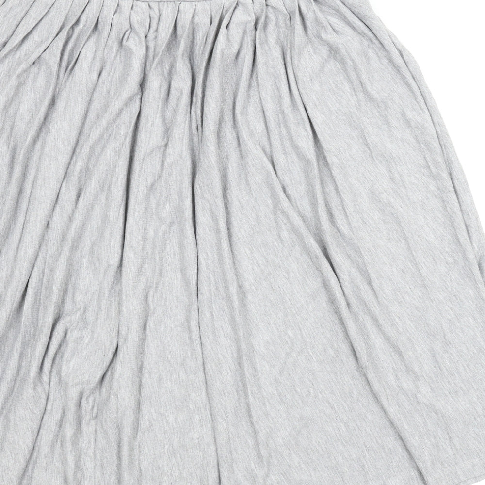 Atmosphere Womens Grey   A-Line Skirt Size 12  - Pleated