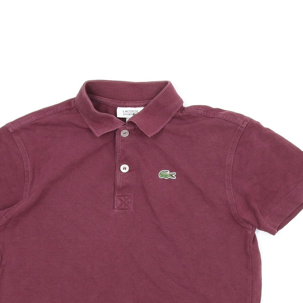 Lacoste Boys Purple   Basic Polo Size 10 Years