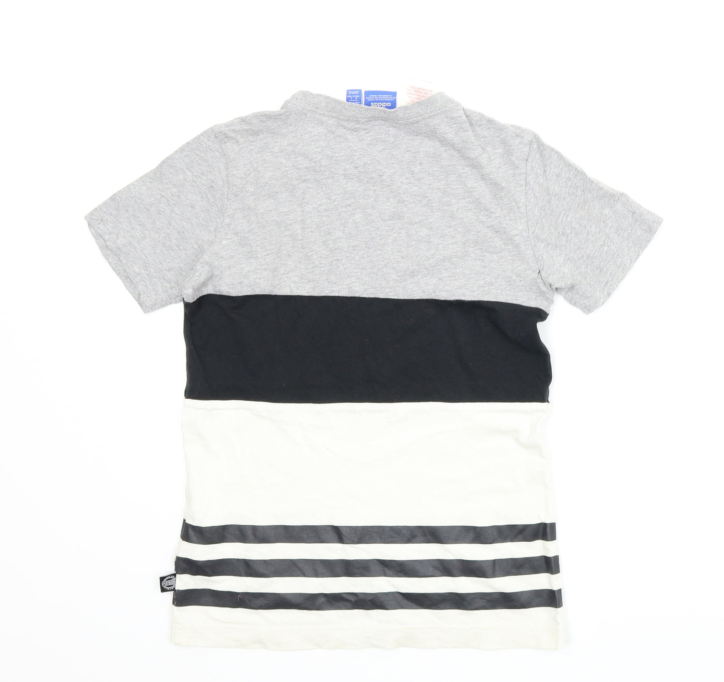 adidas Boys Grey   Basic T-Shirt Size 9-10 Years