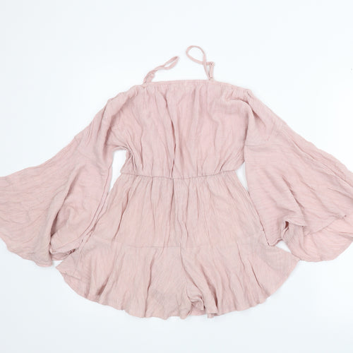 SheIn Girls Pink   Romper One-Piece Size 11-12 Years