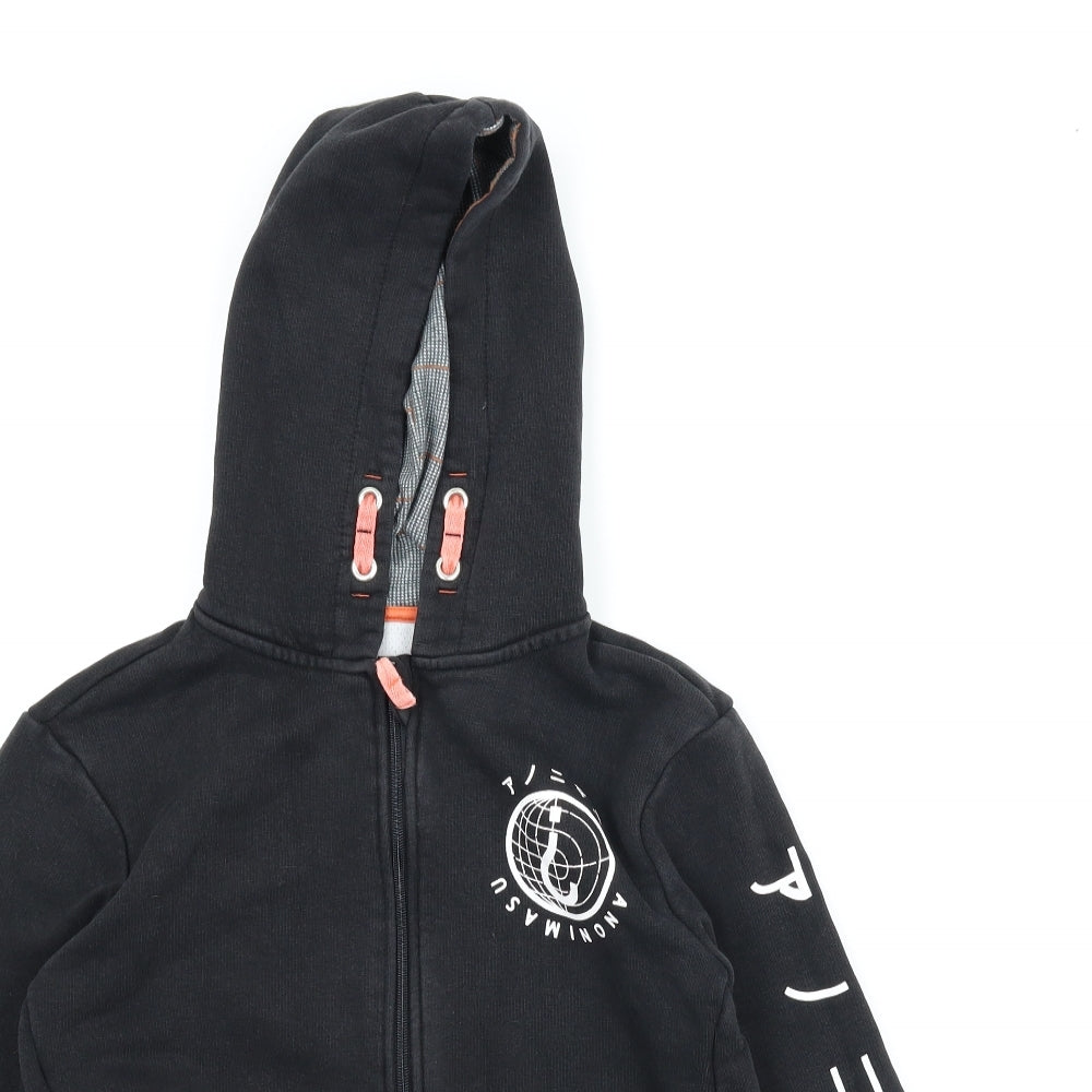 Anonimasu Boys Black   Full Zip Hoodie Size 11-12 Years