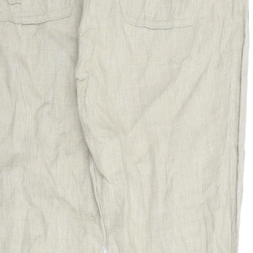 NEXT Mens Beige   Trousers  Size 38 L29 in