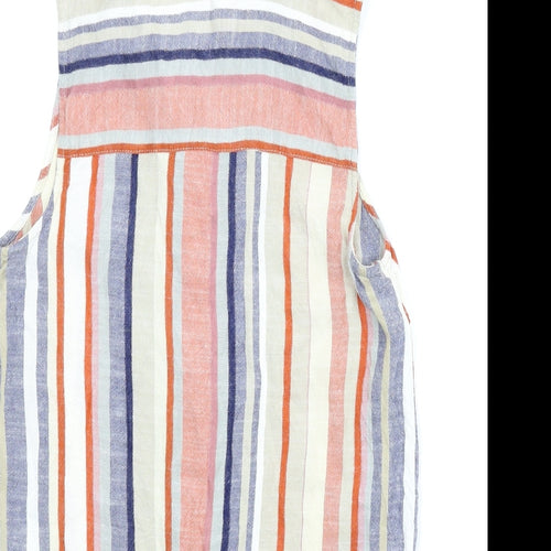 Warehouse Womens Multicoloured Striped  Basic Blouse Size 10