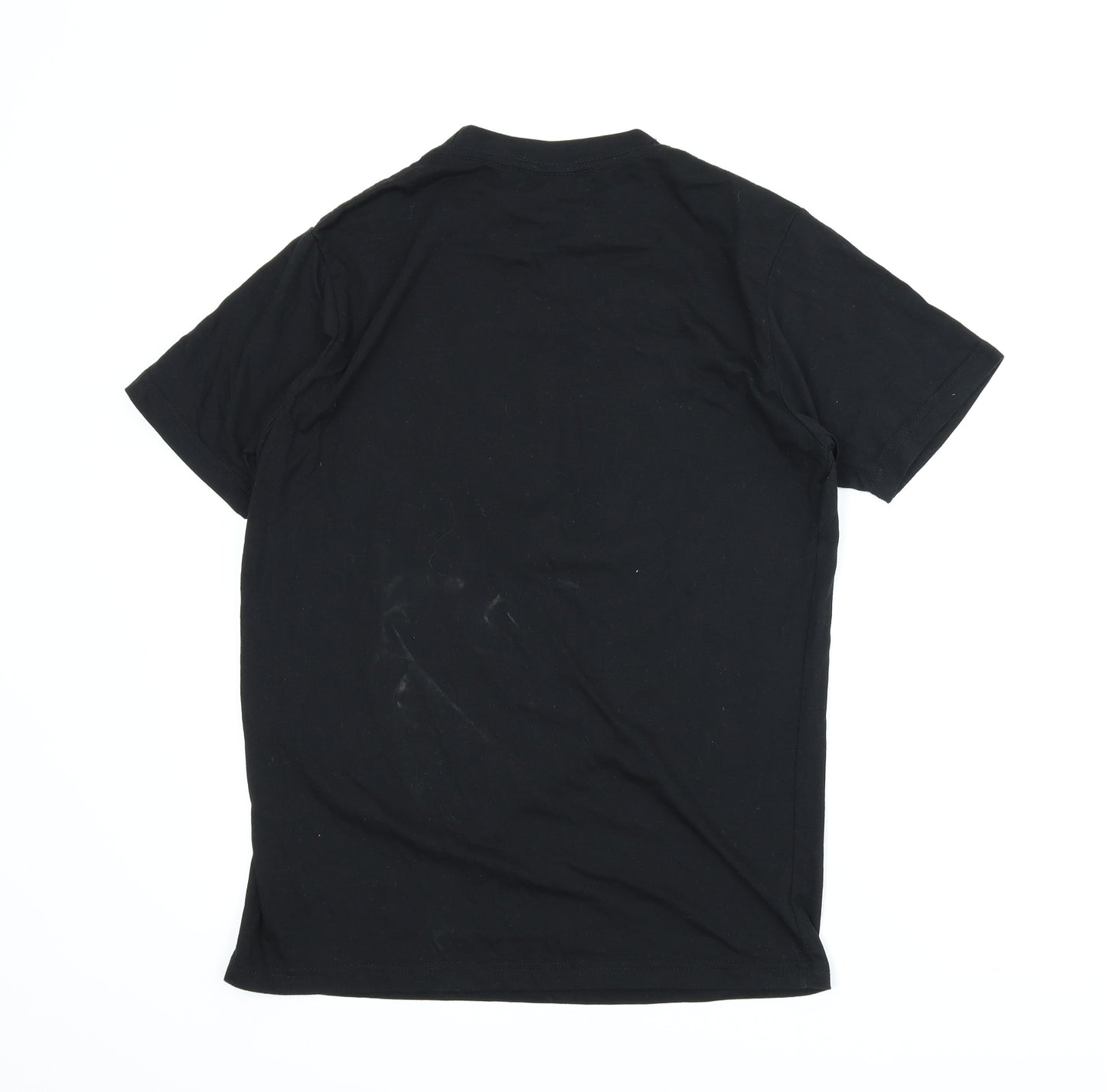 Stars & Stripes Mens Black    T-Shirt Size M