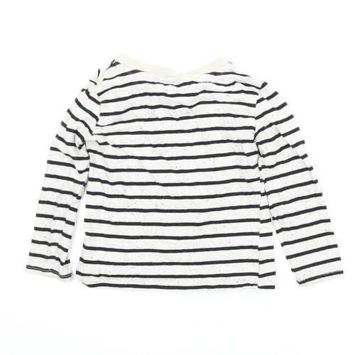 Baby Boy Boys Beige Striped  Basic T-Shirt Size 2 Years
