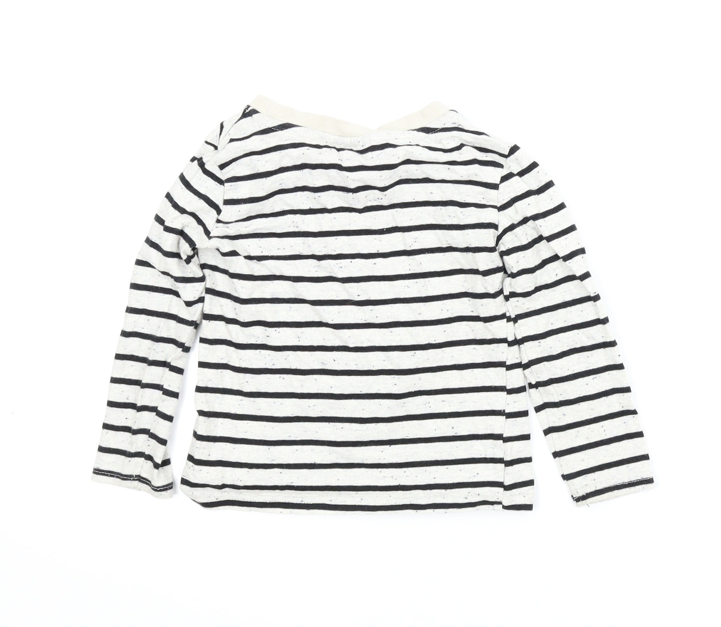 Baby Boy Boys Beige Striped  Basic T-Shirt Size 2 Years