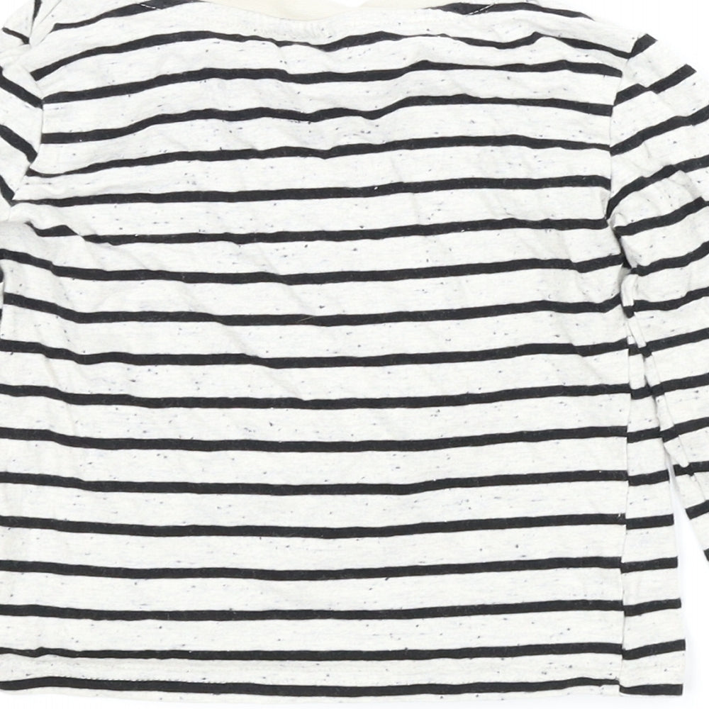 Baby Boy Boys Beige Striped  Basic T-Shirt Size 2 Years