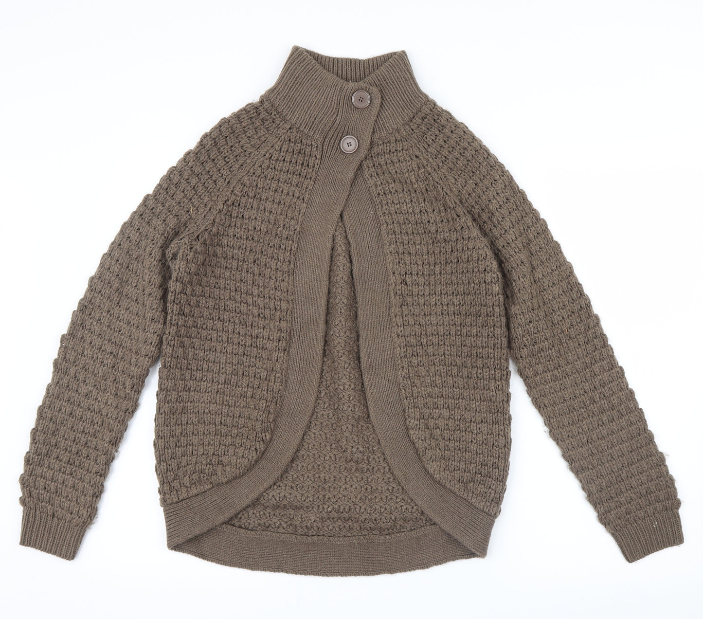 Redoute Womens Brown  Knit Cardigan Jumper Size 6