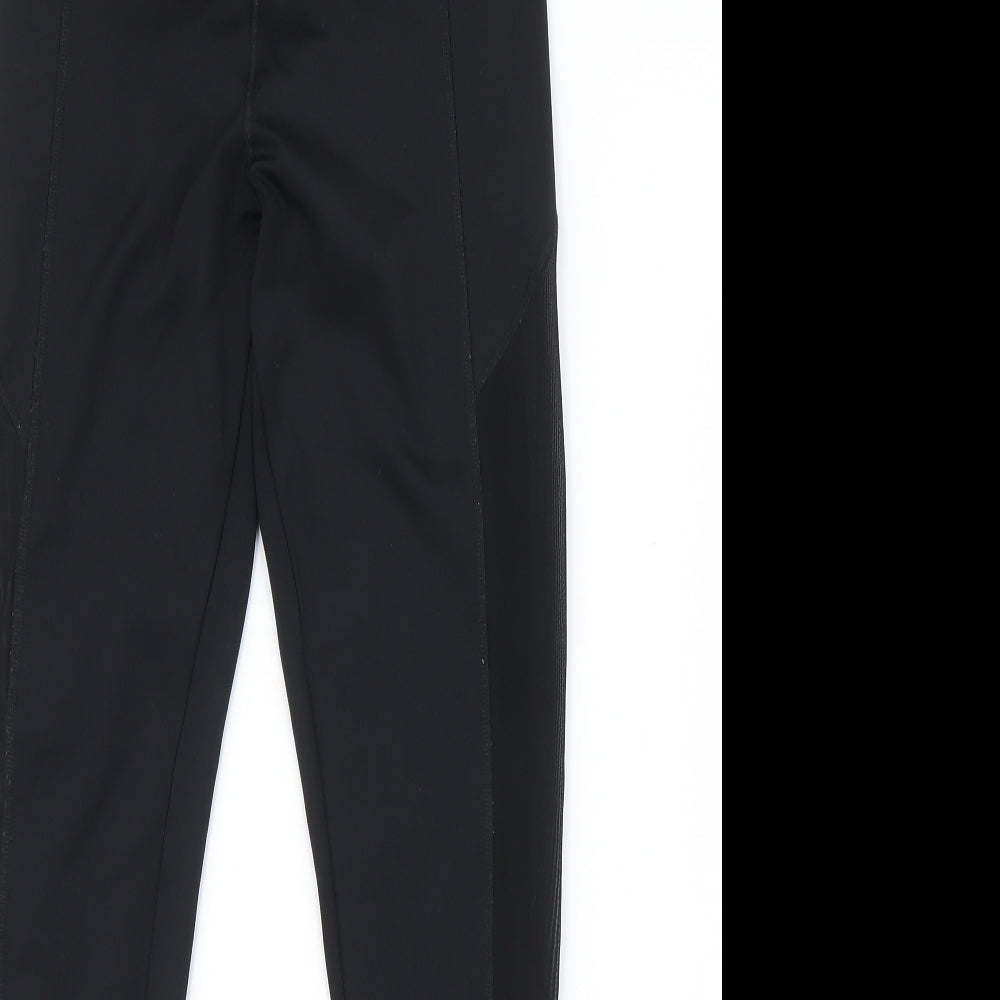 NEXT Womens Black   Capri Leggings Size 12 L27 in