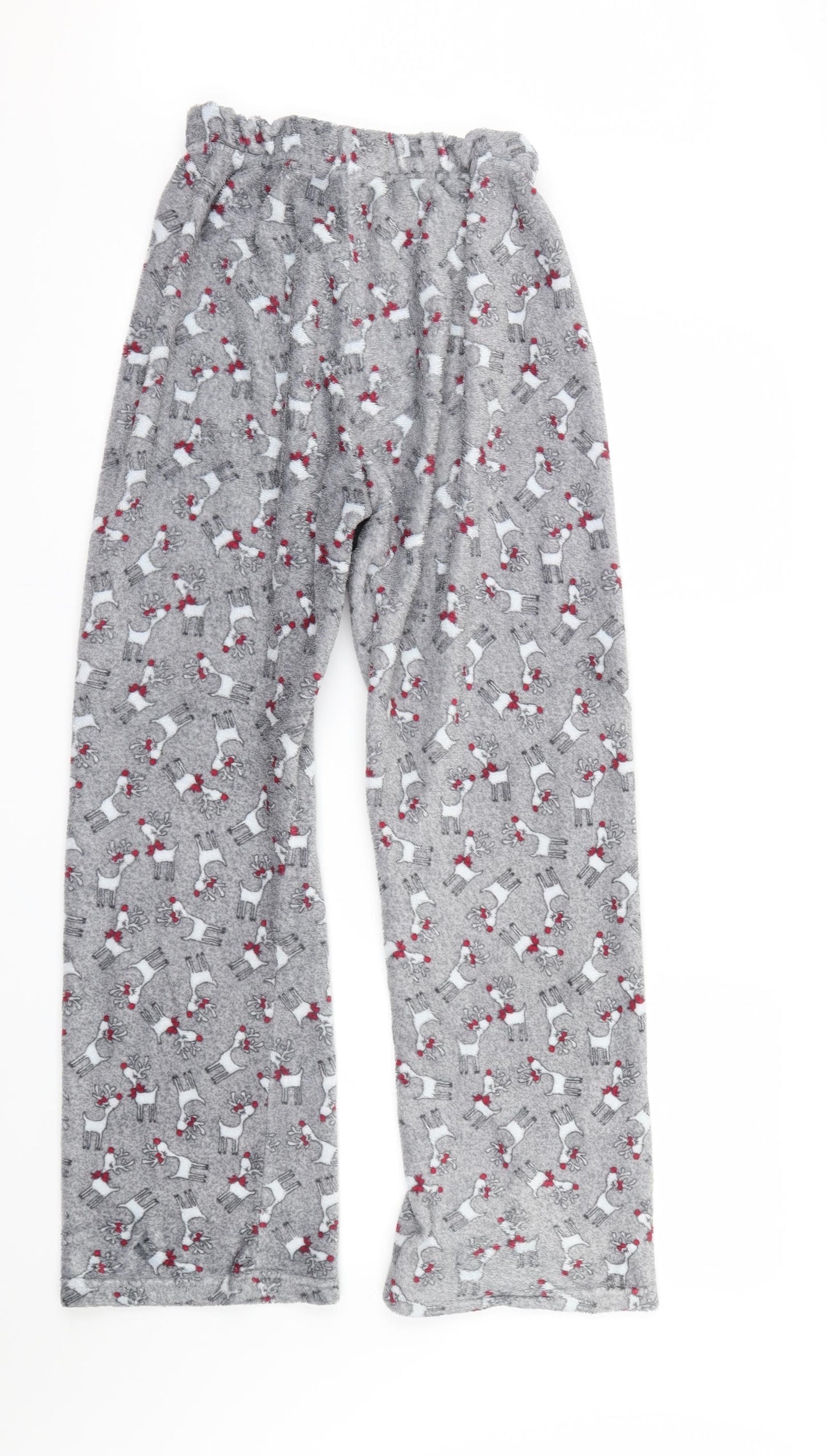 Primark Womens Grey Geometric  Top Pyjama Pants Size 10