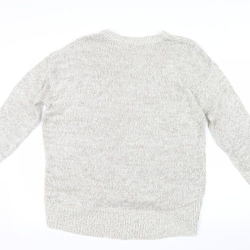 New Look Womens Ivory  Knit Pullover Jumper Size L