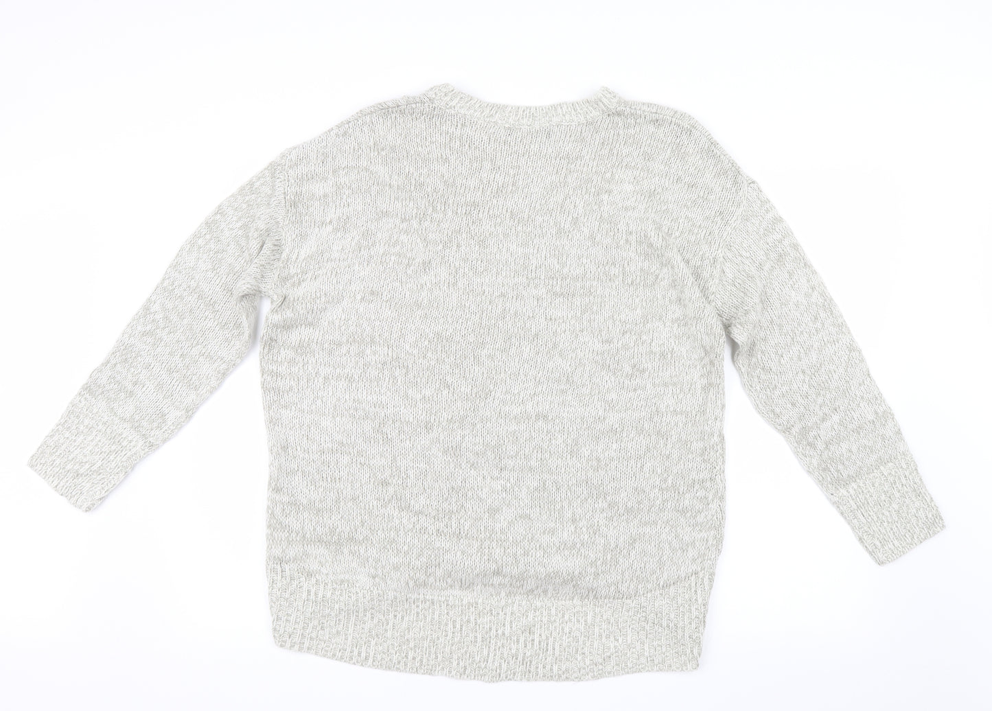 New Look Womens Ivory  Knit Pullover Jumper Size L